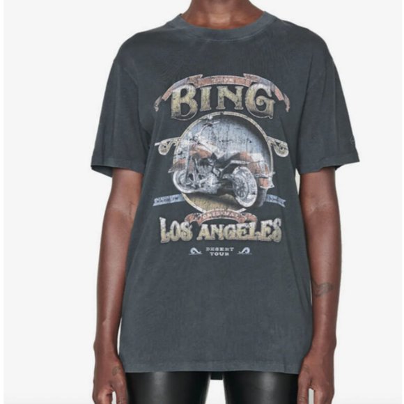 Anine Bing Tops - Anine Bing Lili Tee Biker